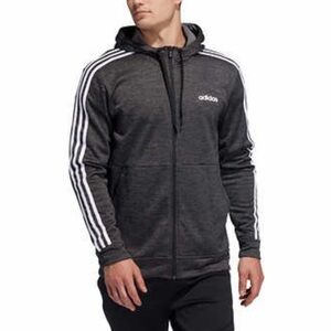 Adidas Tech Climawarm Fleece Lined Full Zip Hooded Sweatshirt  SZ XXL Black Grey